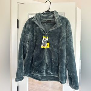 Cozy smoke green full zip